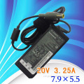 For Lenovo/IBM Laptop Adapter 20V 3.25A 7.9*5.5mm